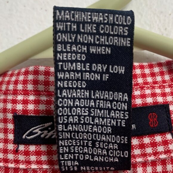 Bill Blass Sleeveless Button Down Top Women's Sz M Red Gingham #331G - Picture 11 of 11